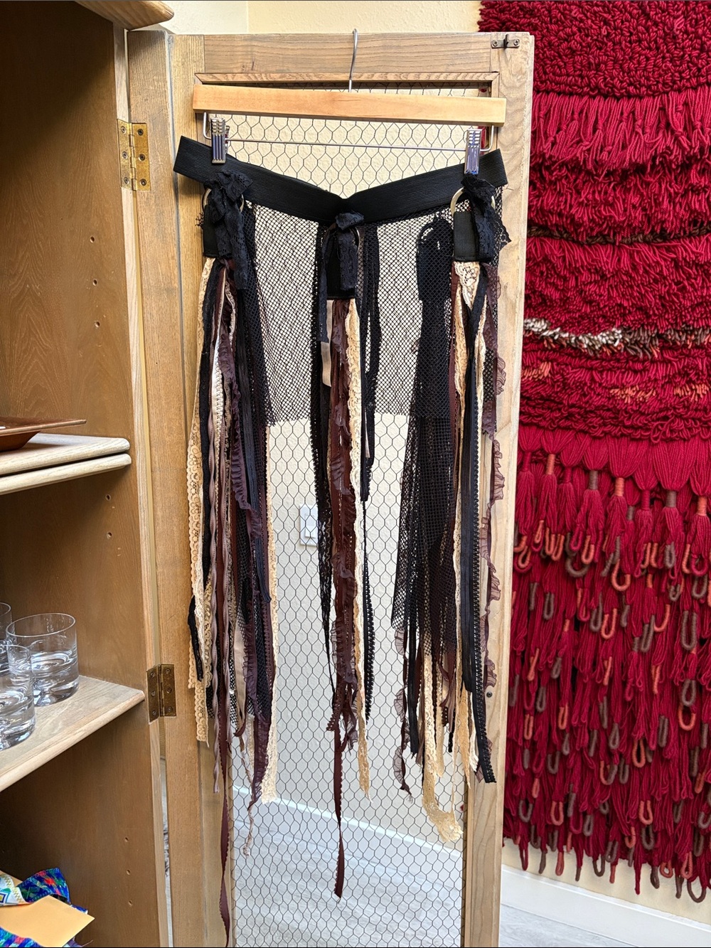 Festival Ribbon Fringe Skirt belt